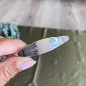 Character Courage Loyalty 925 bracelet